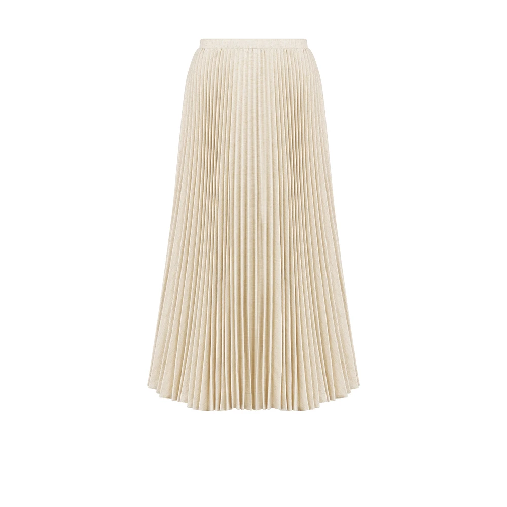 Dior Or Mid-Length Pleated Skirt