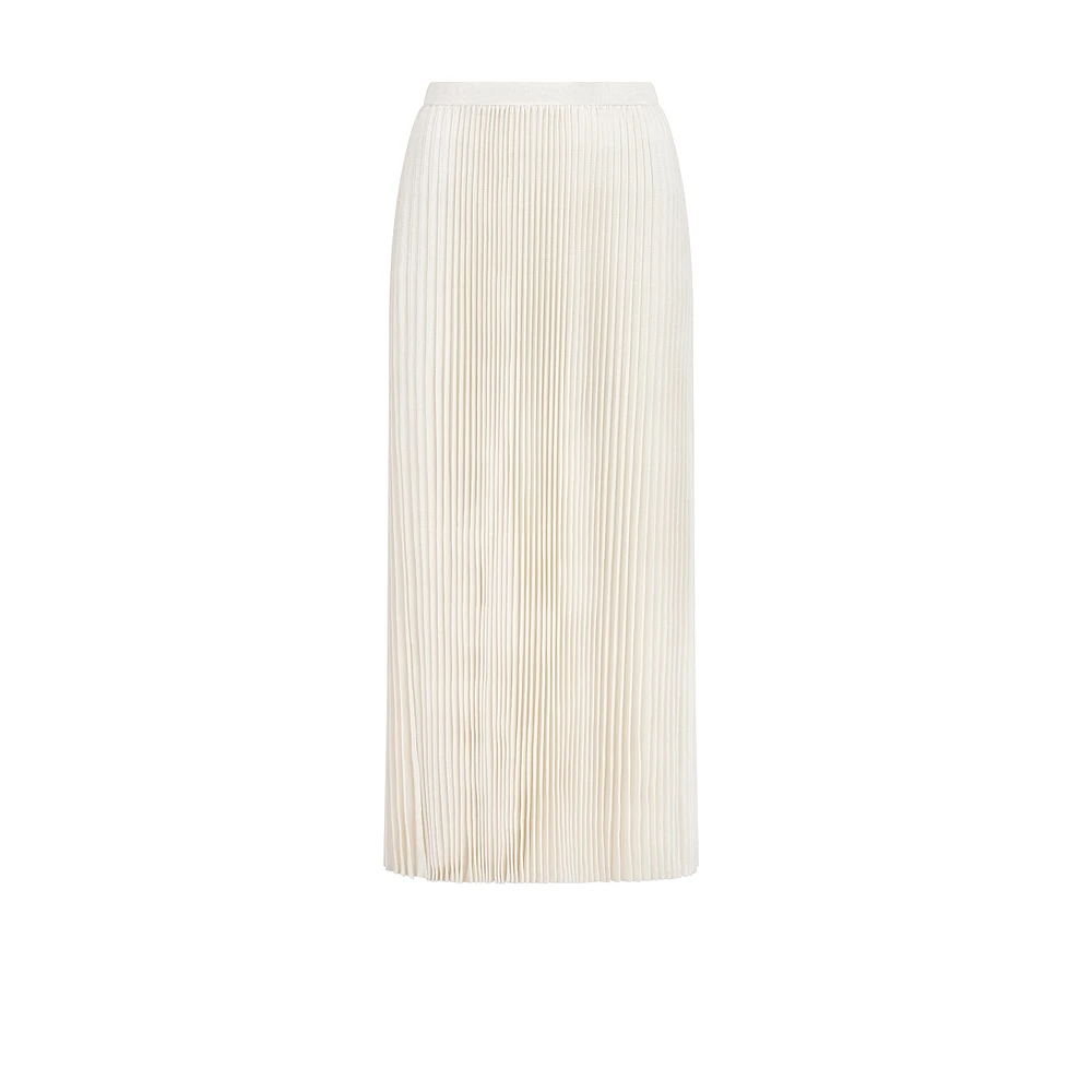 Mid-Length Pleated Skirt