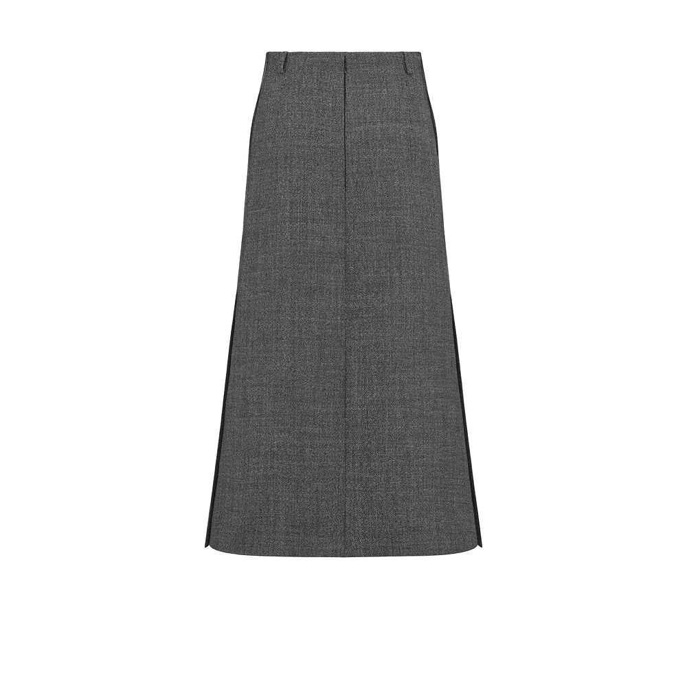 Mid-Length Flared Skirt