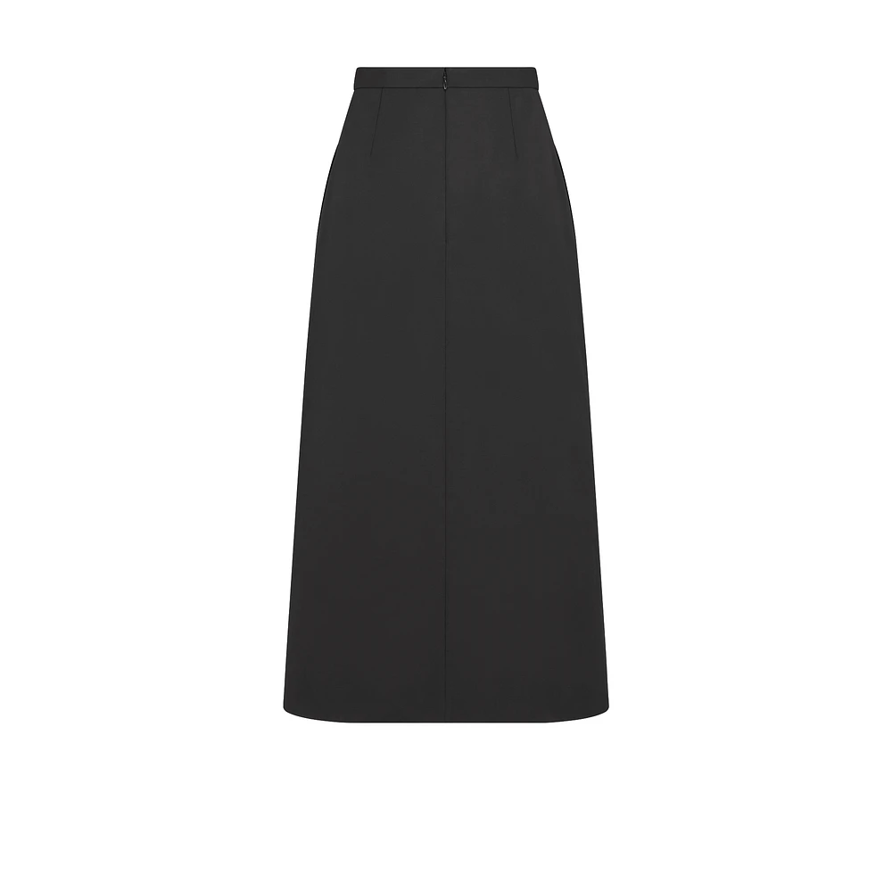 Mid-Length Flared Skirt
