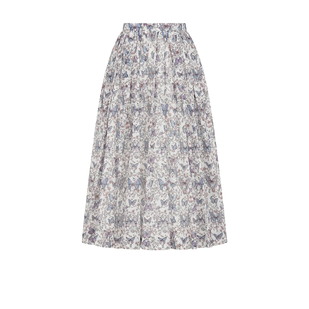 Mid-Length Flared Skirt