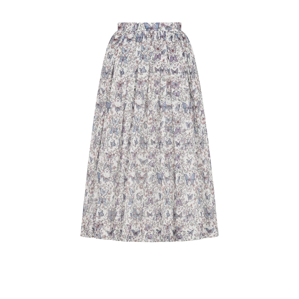 Mid-Length Flared Skirt