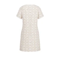 Short Macrocannage Dress