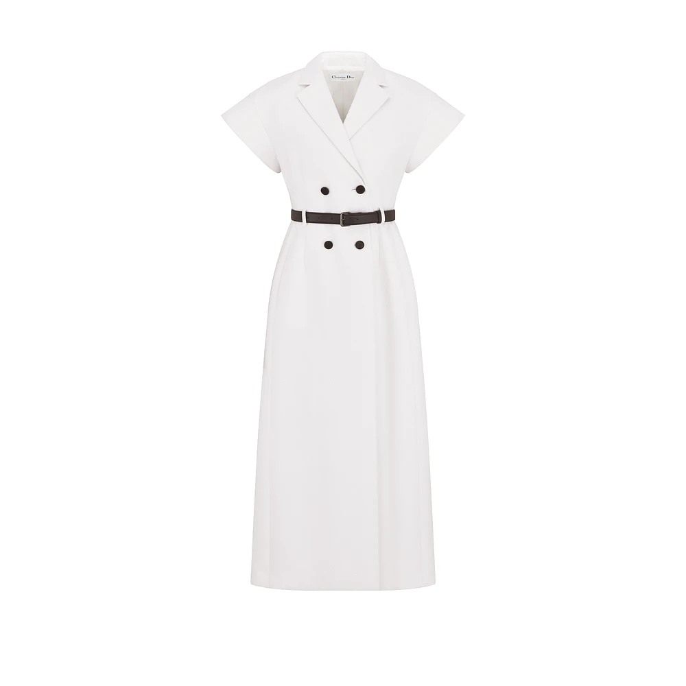 Mid-Length Belted Dress