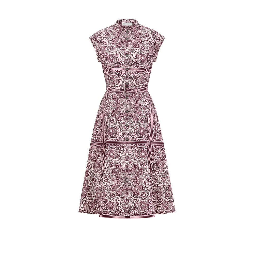 Mid-Length Belted Shirtdress