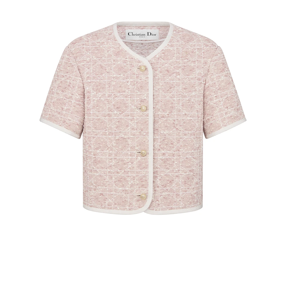 Macrocannage Short-Sleeved Jacket