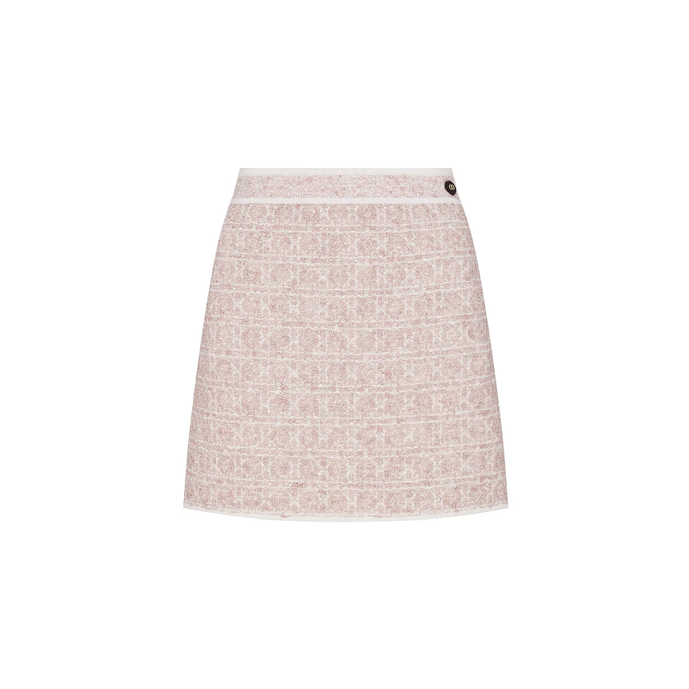 Macrocannage Miniskirt