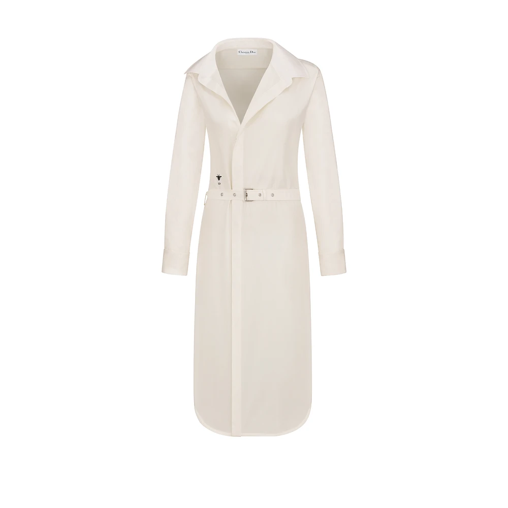 Mid-Length Asymmetric Shirtdress