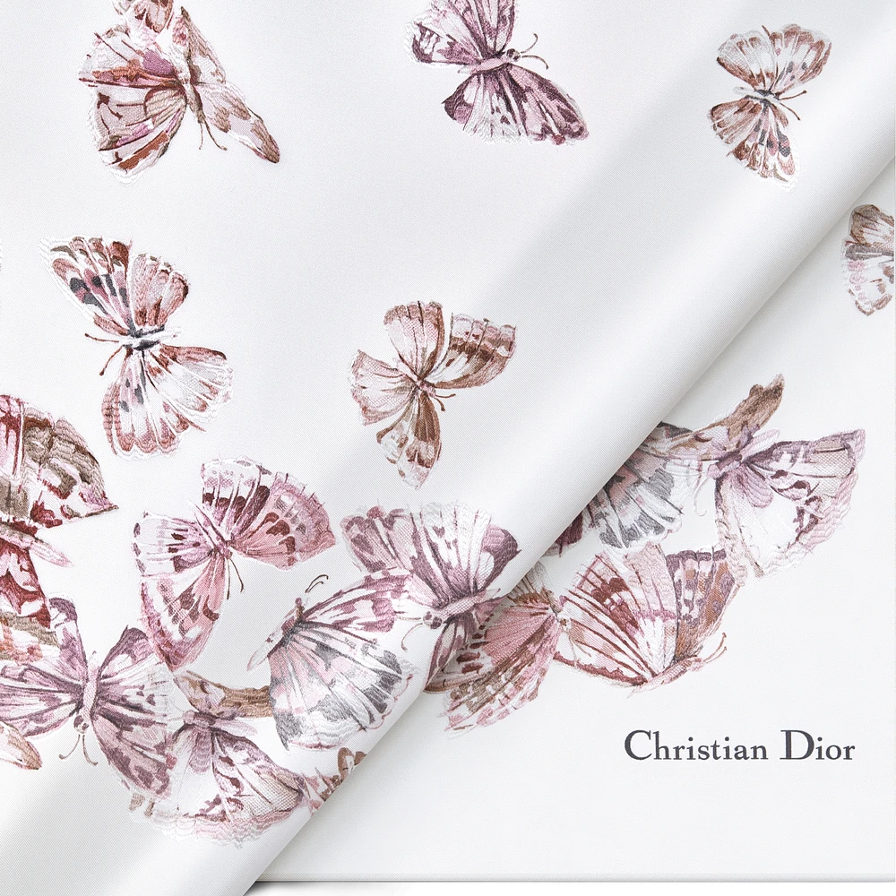 Dior Camo Papillon Triangle Scarf