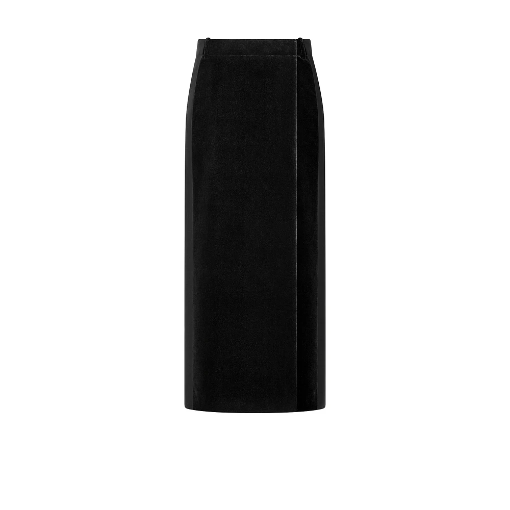 Mid-Length Wrap Skirt