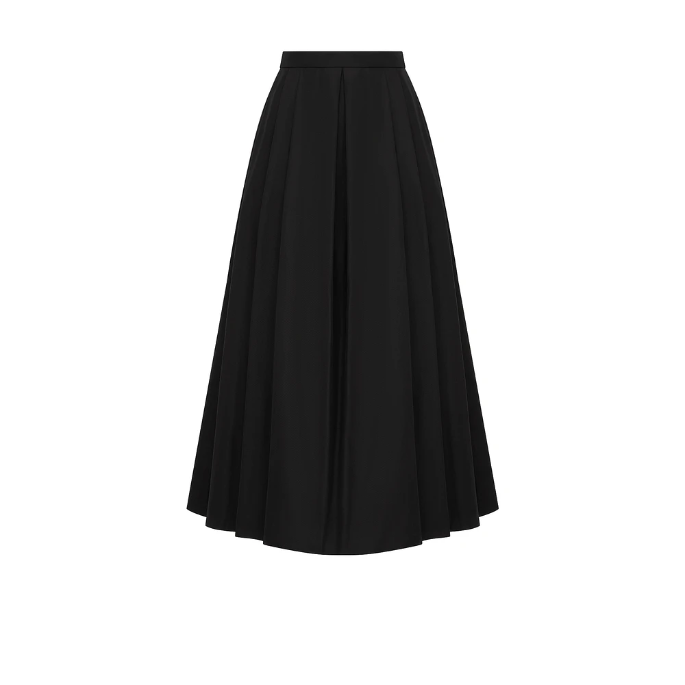 Mid-Length Flared Skirt