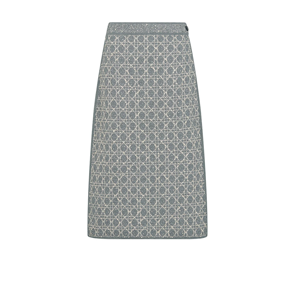 Mid-Length Macrocannage Skirt