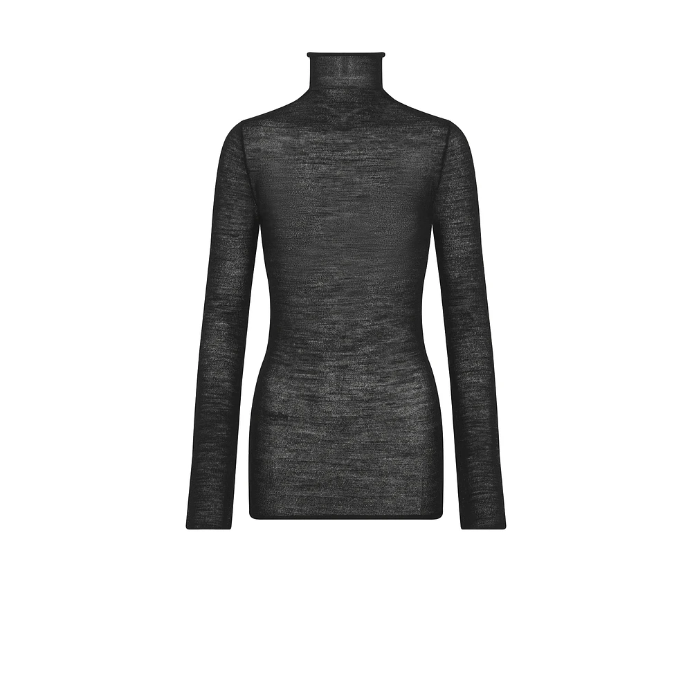 Fitted Turtleneck Sweater