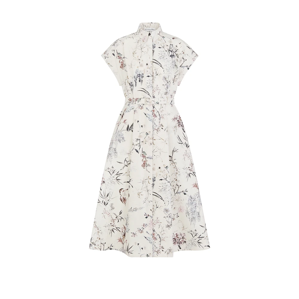 Mid-Length Belted Shirtdress