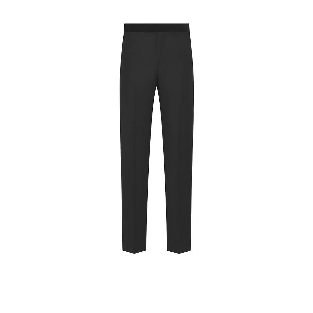 Pants with Corduroy Details