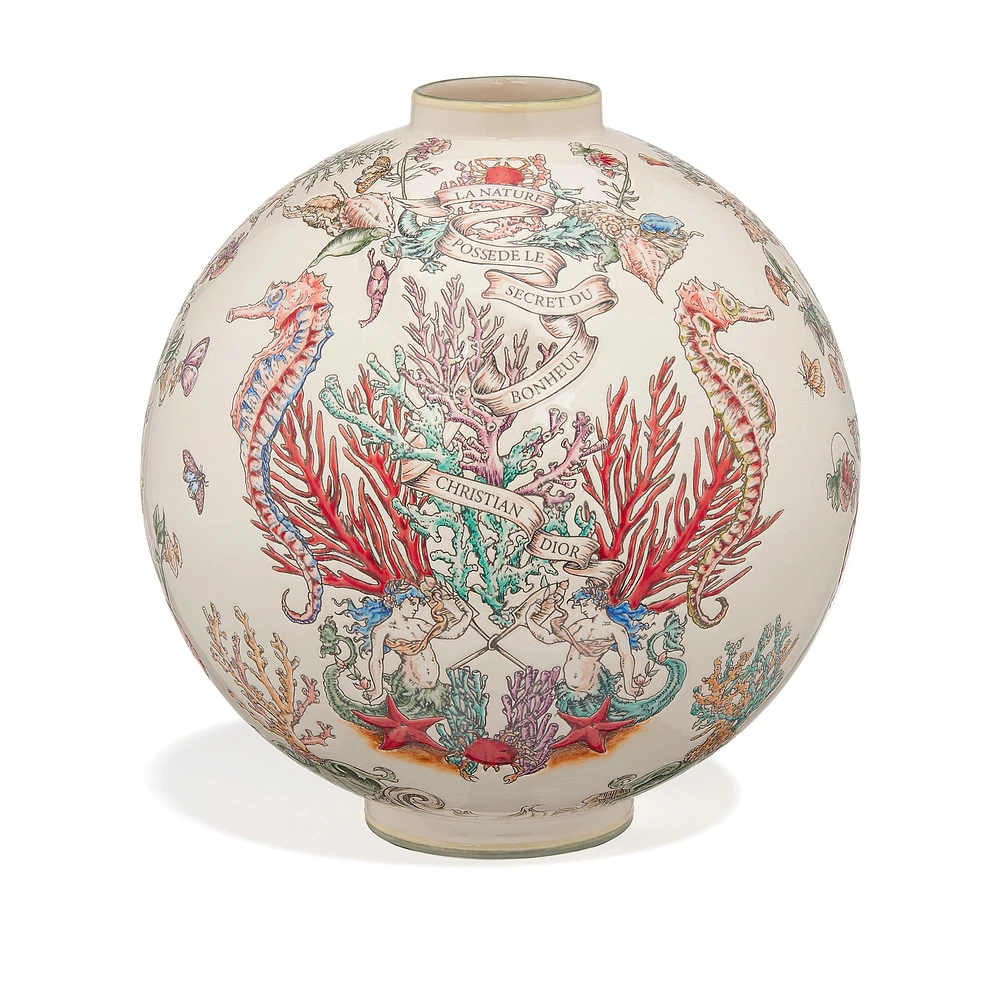Manufacture des Émaux de Longwy for Dior Round Vase - LIMITED AND NUMBERED EDITION