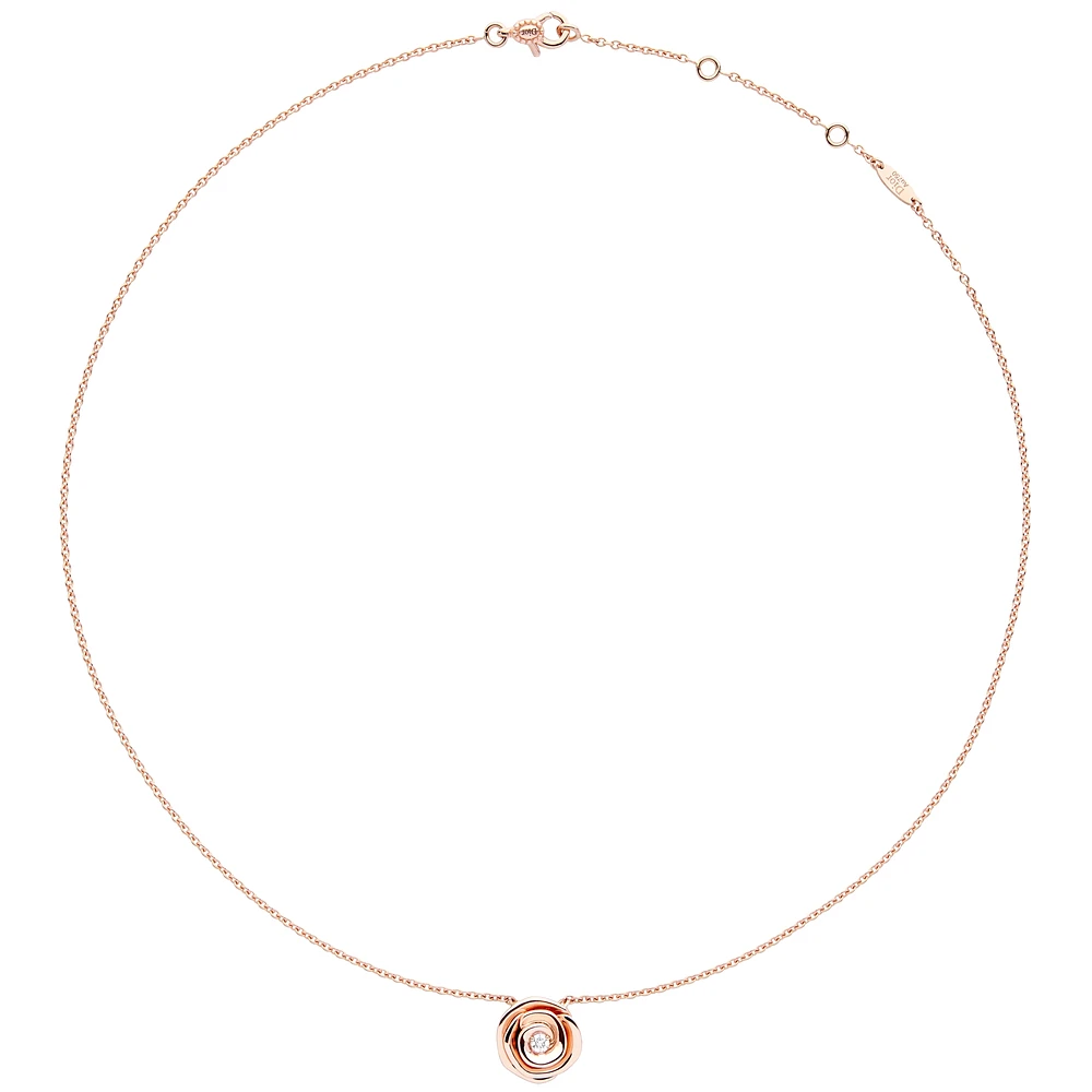 Large Rose Dior Couture Necklace