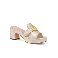 Dior Or 30 Montaigne Platform Slide