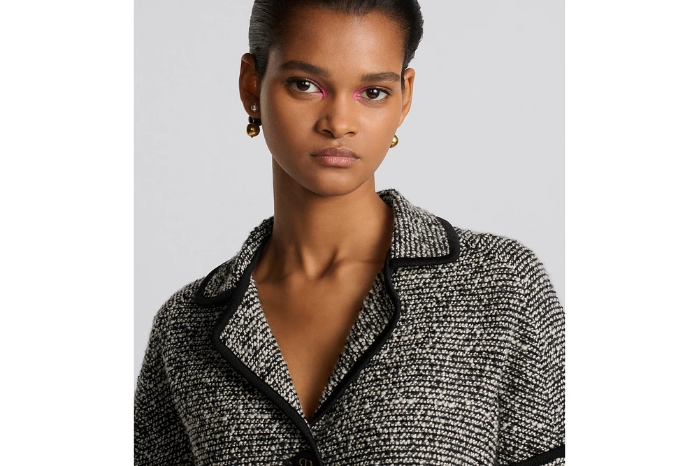 Short-Sleeved Belted Jacket