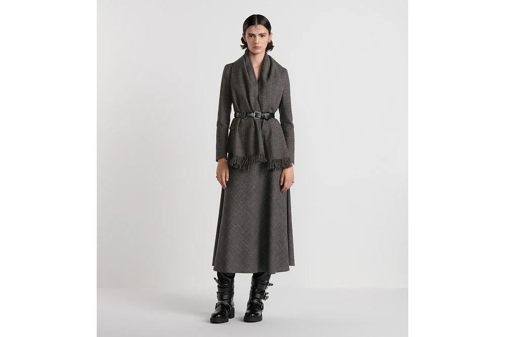 Flared Mid-Length Skirt