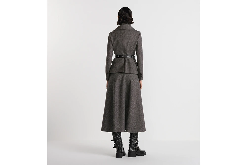 Flared Mid-Length Skirt