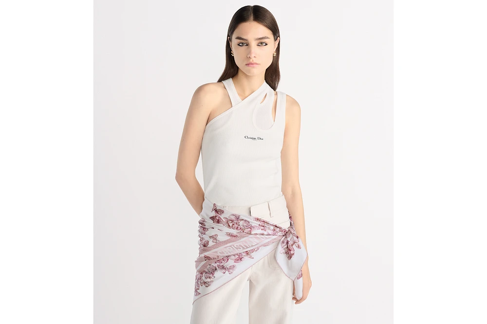 Dior Camo Papillon 90 Square Scarf