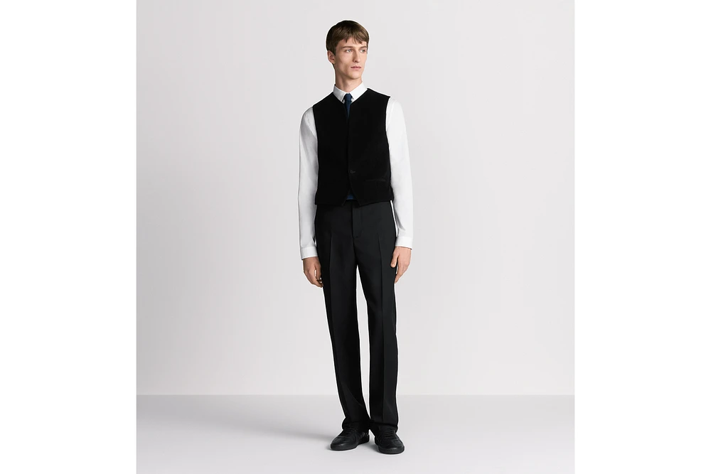 Pants with Corduroy Details