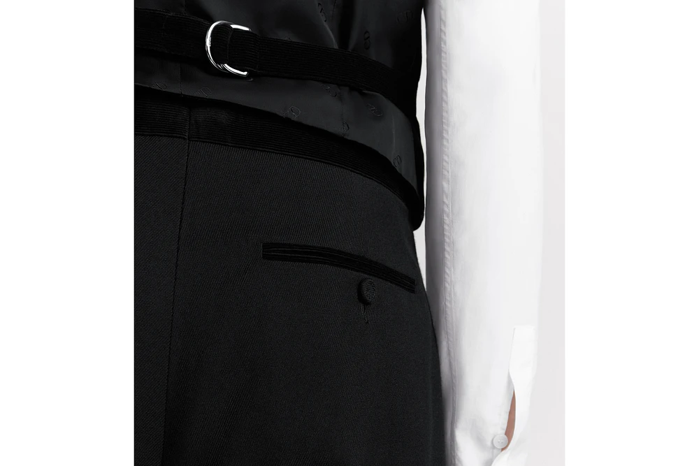 Pants with Corduroy Details