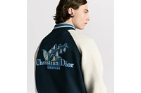 Christian Dior Couture Lily of the Valley Varsity Cardigan