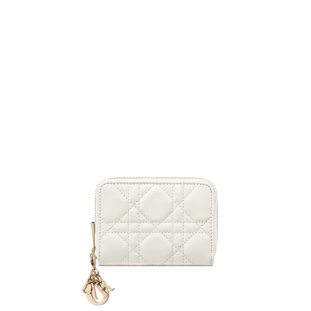 Small Lady Dior Voyageur Coin Purse
