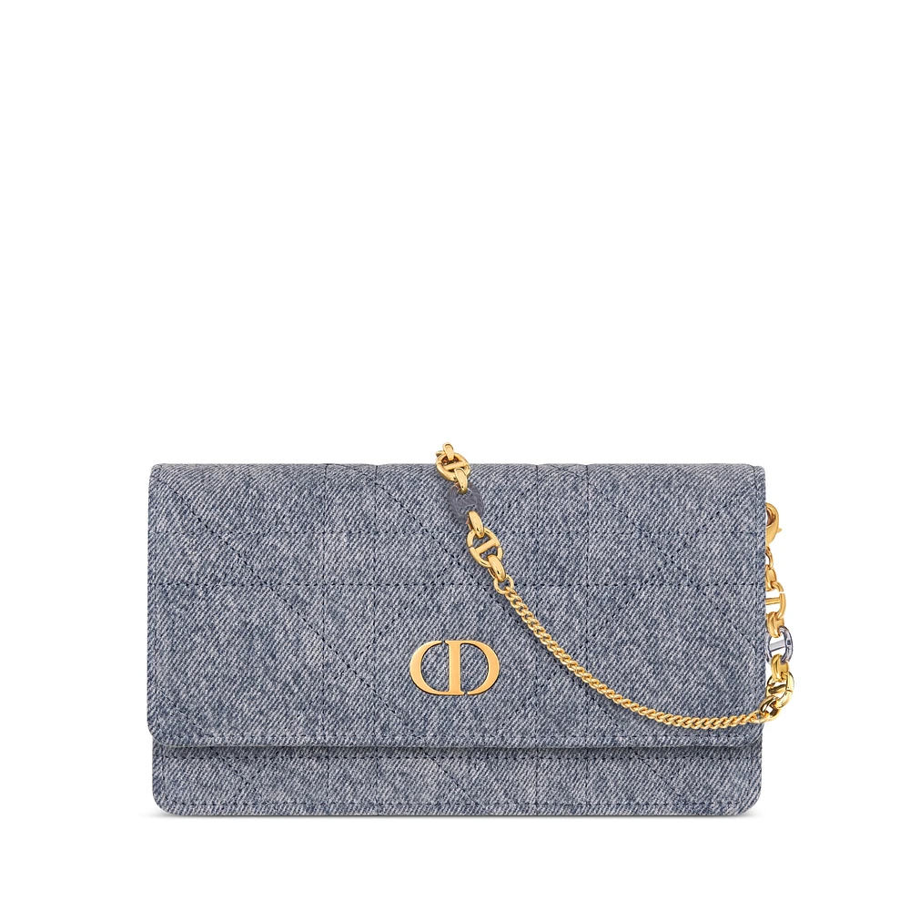 Dior Caro Pouch with Chain