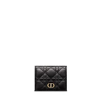 Mini Dior Caro Saffron Wallet