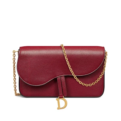 Medium Saddle Pouch with Chain