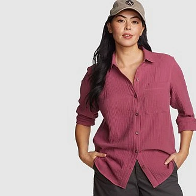 Women's Carry-On Button-Down Shirt
