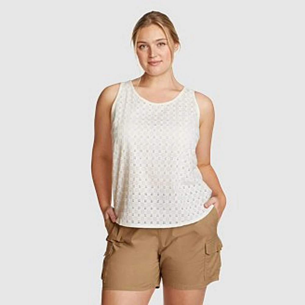Women's Idyllic Lace Swing Tank Top