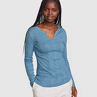 Women's Riverbend Ribbed Notch-Neck Shirt