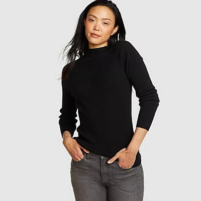 Women's Favorite Mock Neck Sweater