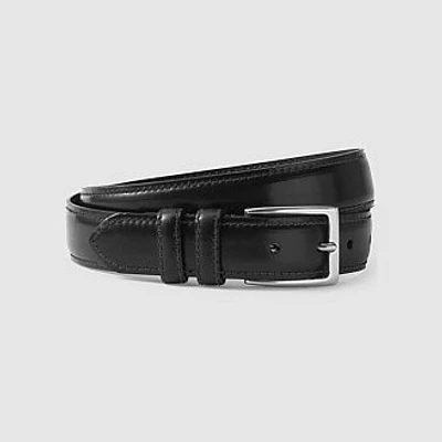 Men's Feather Edge Leather Belt