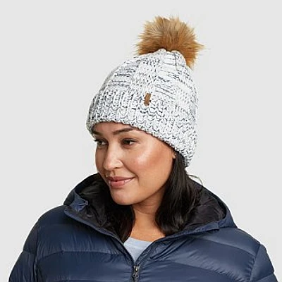 Women's Space-Dye Ribbed Beanie