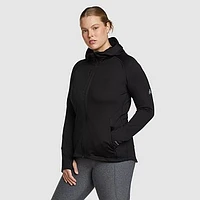 Women's High Route Full-Zip Grid Fleece Hoodie