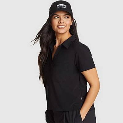 Women's Departure Short-Sleeve Collared T-Shirt