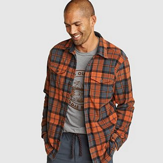 Apparel Chutes Microfleece Shirt Eddie Bauer Men's Chutes