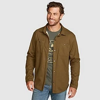 Men's Faux Shearling-Lined Thermal Shirt