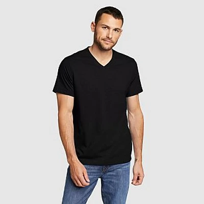 Men's Legend Wash 100% Cotton Short-Sleeve V-Neck T-Shirt