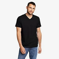Men's Legend Wash 100% Cotton Short-Sleeve V-Neck T-Shirt