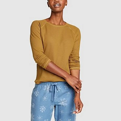 Women's Thermal Raglan Long-Sleeve Crew
