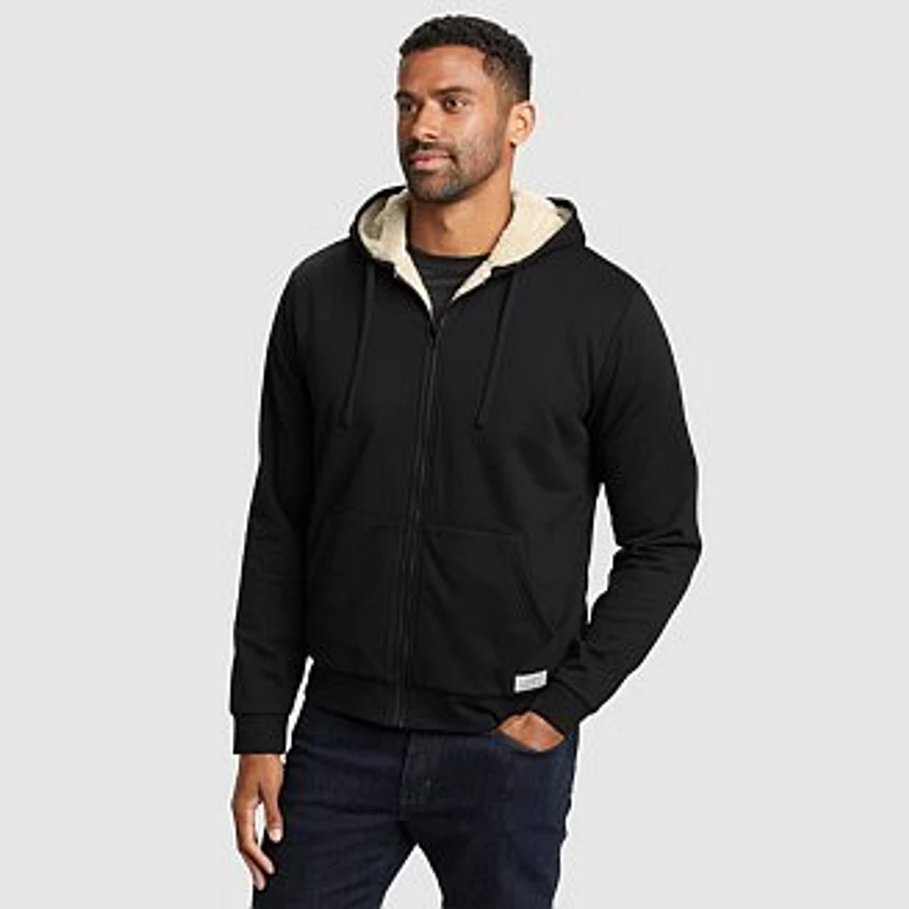 Men's Everyday Fleece Full-Zip Faux Shearling-Lined Hoodie