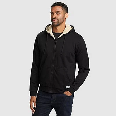 Men's Everyday Fleece Full-Zip Faux Shearling-Lined Hoodie