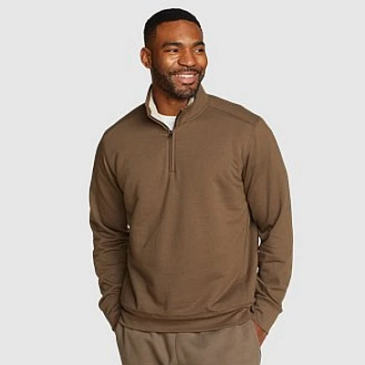 Men's Everyday Faux-Shearling-Lined 1/4-Zip