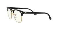 RB3016 Clubmaster Blue-Violet Light Clear